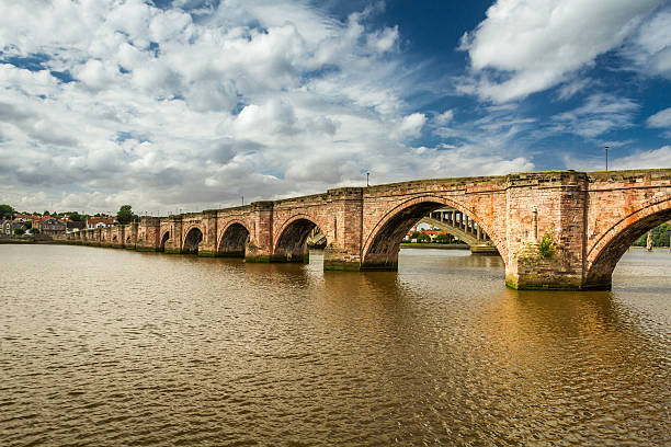 istock Old bridge over river Tweed in summer 178607106