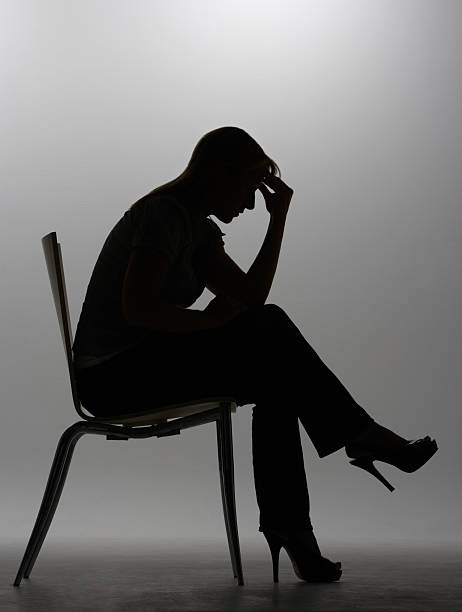 istock Woman in silhouette 178607415