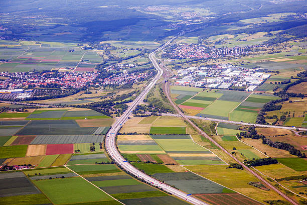 istock aerial landscape view in rural Eiffel area 178608002