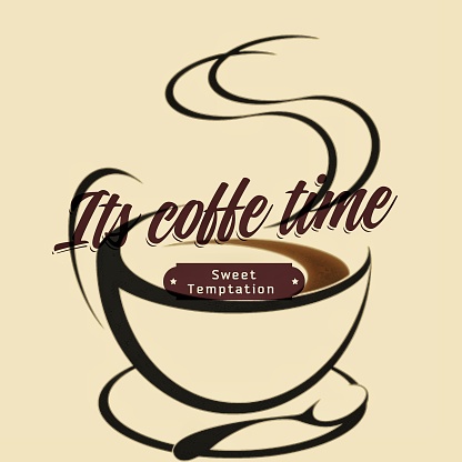 Illustration of It's Time for Coffee