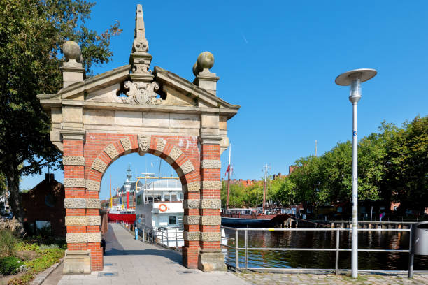 istock Emden city with Nordertor, Lower Saxony, Germany 1786105401