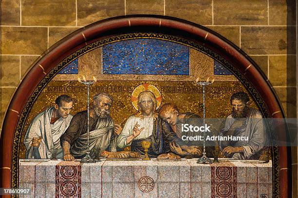 Foto de Última Ceia De Cristo e mais fotos de stock de Última Ceia - Última Ceia, Mosaico, Anjo