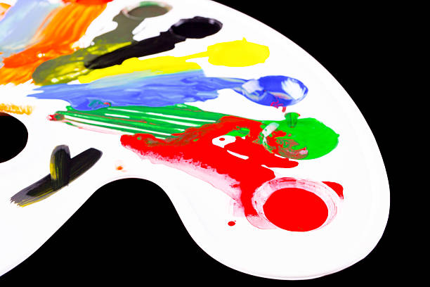 istock art palette with blobs of paint 178611246