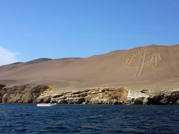 istock Paracas Candelabra a mysterious historical Geoglyph in Peru 178612067