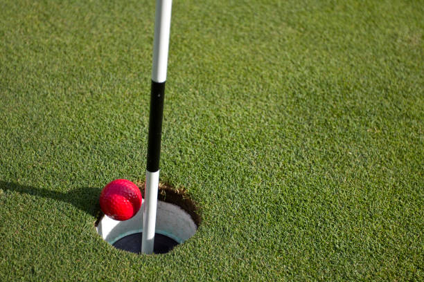 istock Red ball droping in the cup 1786121189