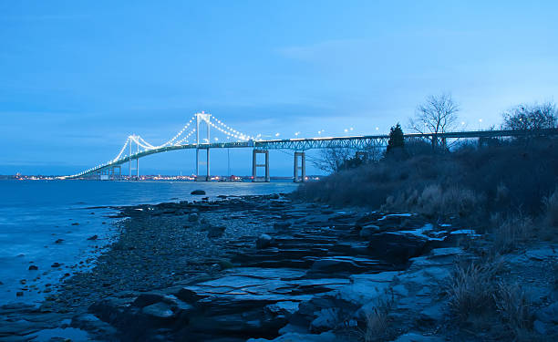 istock Sunset with Claiborne Pell Bridge in Background 178613902