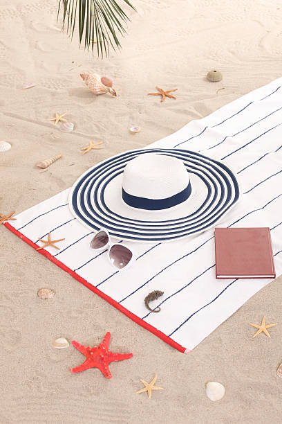 istock beach items on sand for fun summer holiday 178614395