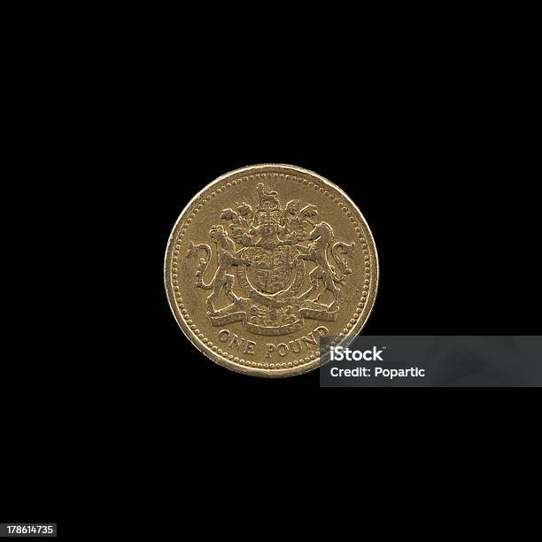 Moneda De Una Libra Británica Foto de stock y más banco de imágenes de Símbolo de la libra esterlina - Símbolo de la libra esterlina, Accesorio financiero, Brillante