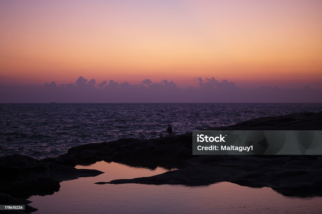 Oktober Sonnenaufgang im St. Elmo Point - Lizenzfrei Dämmerung Stock-Foto