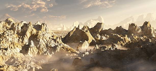 istock Alien Desert Canyon in the Clouds 178615285