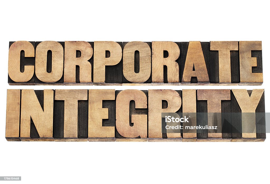 Корпоративные целостности - Стоковые фото Белый роялти-фри