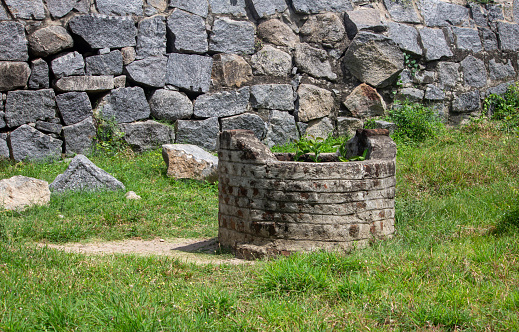 An old well in the Gingee Fort, Villupuram district, Tamil Nadu, India