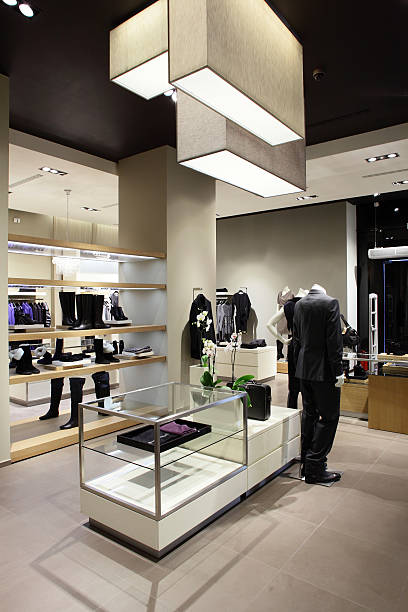 istock Modern clean designed fashion department store 178616732
