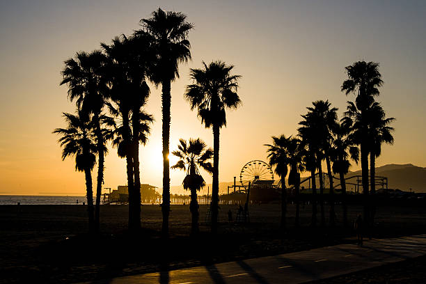 istock Santa Monica Pier at Sunset 178617960