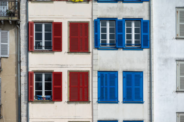 istock Patterns on facades of old houses 1786180213
