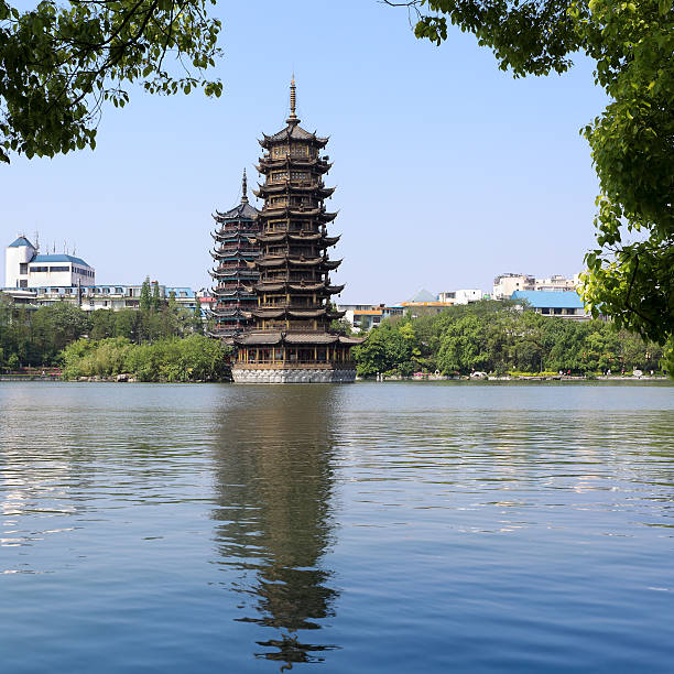 istock banyan lake pagodas 178618542