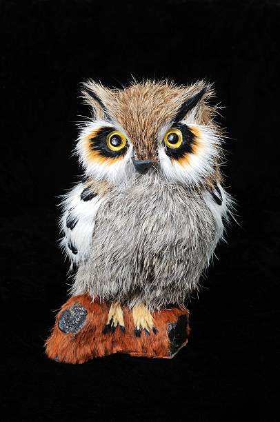 istock Owl ornament made from fur. 178618552