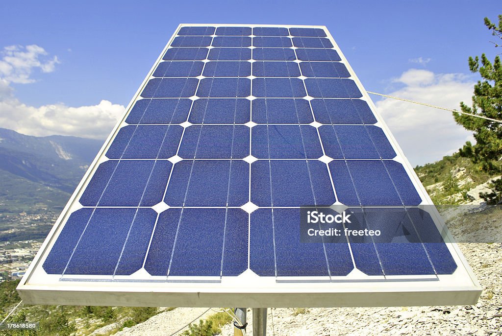 Panneau solaire - Photo de Bleu libre de droits