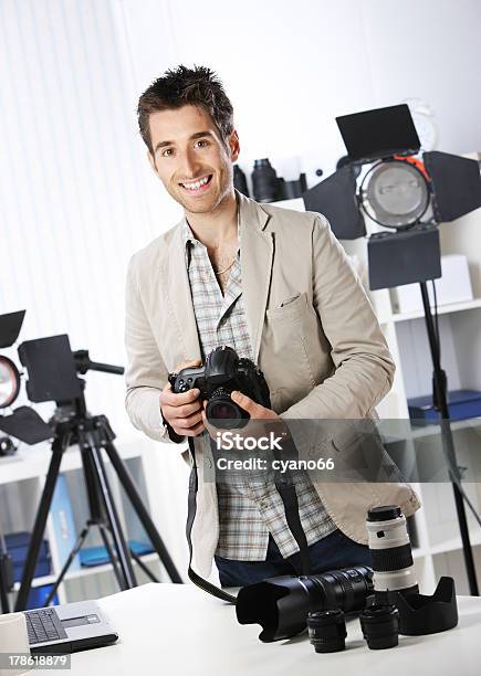Photographer Stock Photo - Download Image Now - Adult, Adults Only, Camera - Photographic Equipment