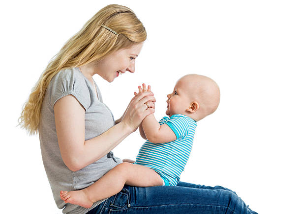 istock cute mother and baby having fun 178618947