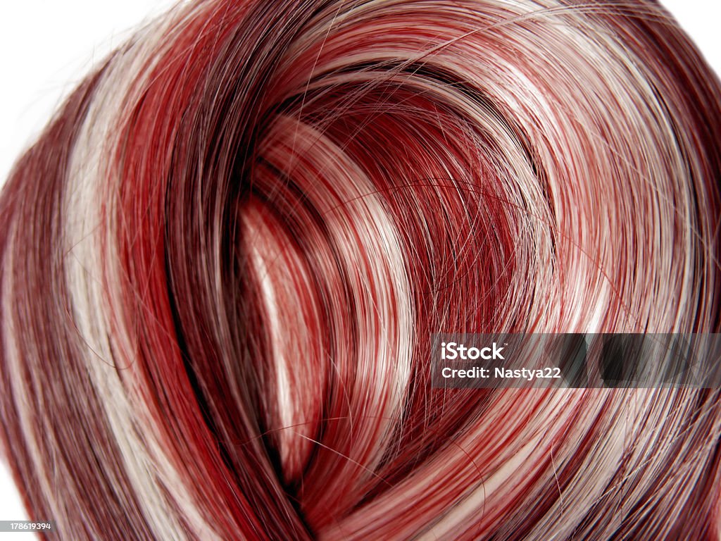 Fundo de textura vermelho destacam cabelo - Foto de stock de Abstrato royalty-free