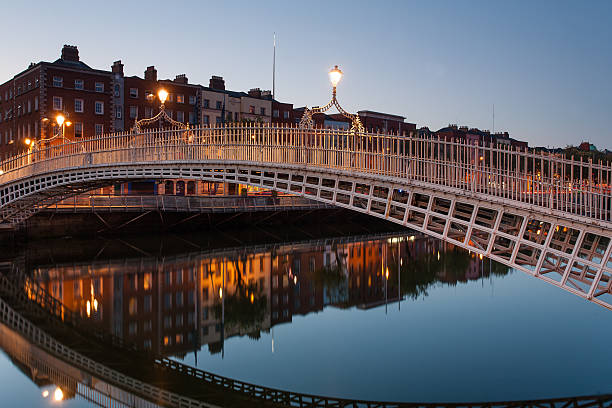 istock Perfect refelction of Ha'penny Bridge 178619722