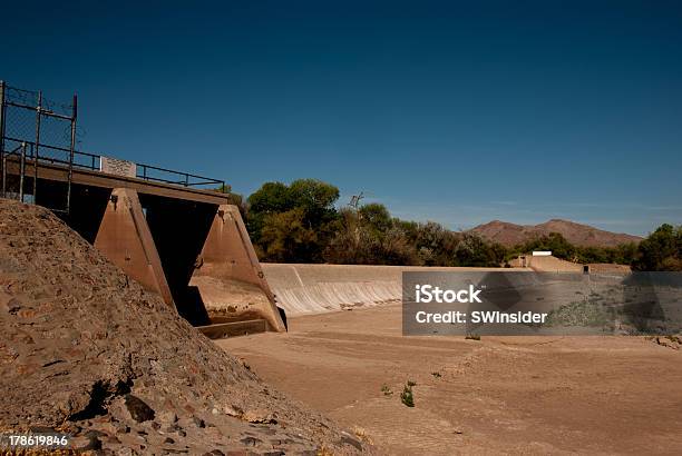Percha Dam And Dried Up Rio Grande Stock Photo - Download Image Now - New Mexico, Crisis, Dam