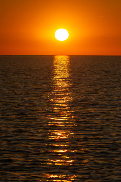 istock Great sunset over the sea with a red sky 1786198528