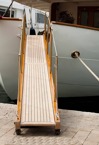 istock Yacht boarding ladder 178619950