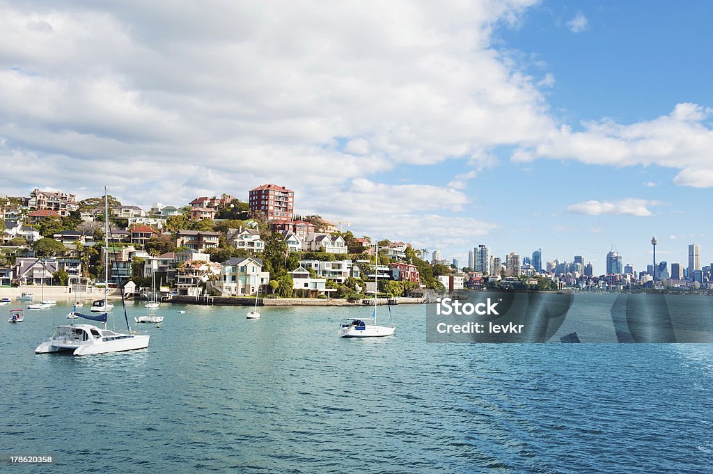 Sydney harbour skyline of Sydney with city central business district Harbor Stock Photo