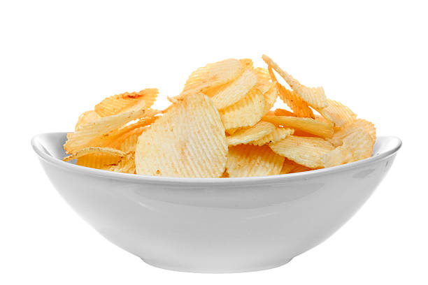 istock Bowl of crispy potato chip isolated 178622674