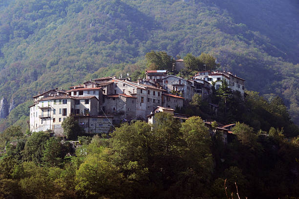overwiew at the village of castello