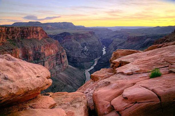 Photo of Grand Canyon - Toroweap Point after sunset