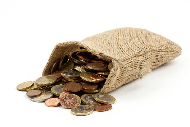 istock a bag full of money - coins 178625644