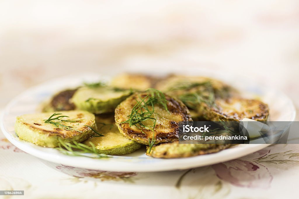 Frittierte zucchini - Lizenzfrei Dill Stock-Foto