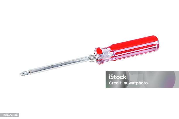 Screwdriver Isolated Stock Photo - Download Image Now - Cut Out, Equipment, Horizontal
