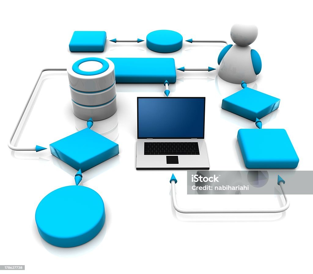 Biểu Tượng Hoạt Hình Đại Diện Cho Cơ Sở Dữ Liệu Điện Tử Hình ảnh ...