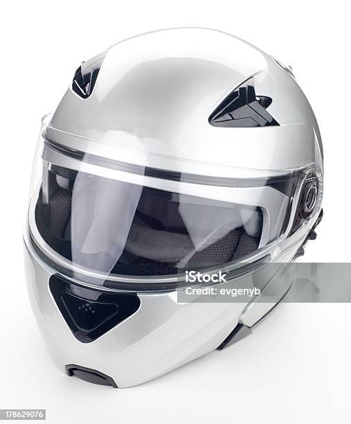 Motorcycle Helmet Stock Photo - Download Image Now - Helmet, No People, Crash Helmet