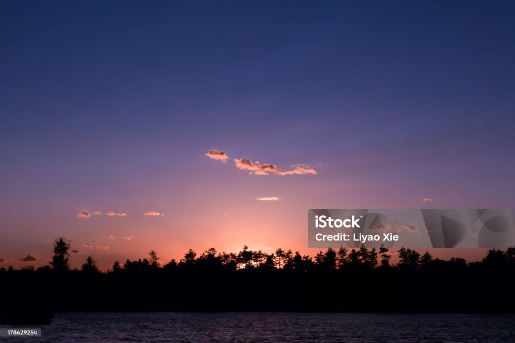 Tramonto a Olympic Green - Foto stock royalty-free di Simboli della pace