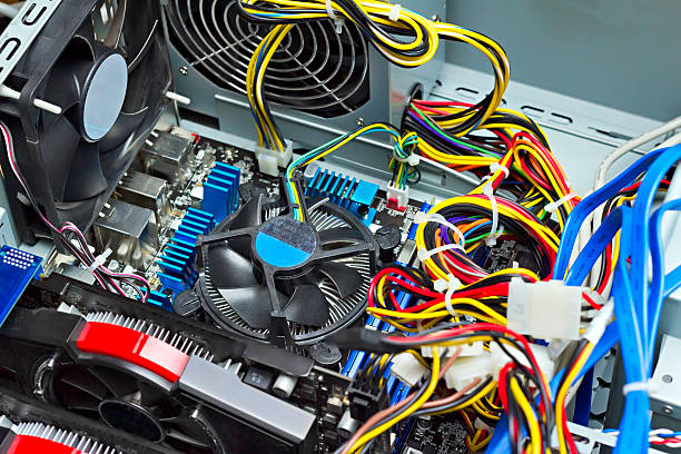 istock Close-up of the internal system block 178629276