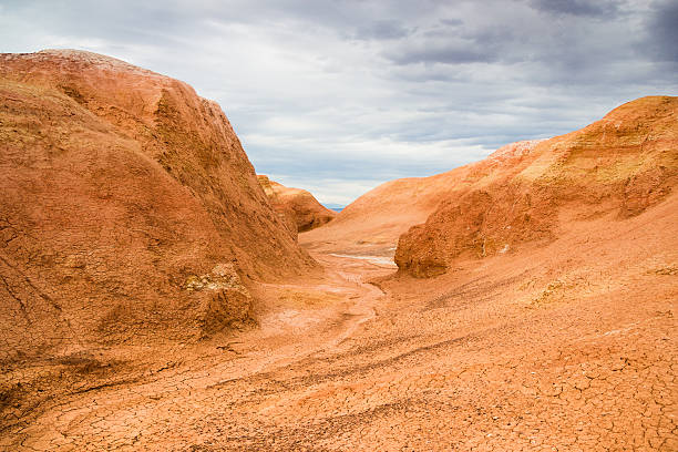 dramatic landscape of Kim-kirish stock photo