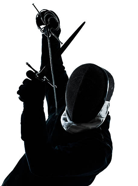 istock man fencing silhouette 178630063