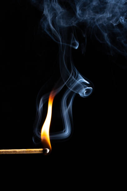 istock a wooden safety matchstick burning 1786303835