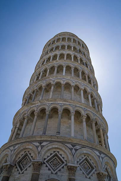 Torre inclinada de Pisa - foto de acervo