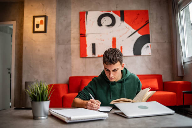 istock A young teenage student is studying at home 1786313988