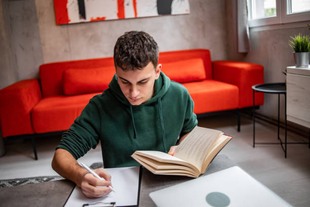 istock A young teenage student is studying at home 1786313990