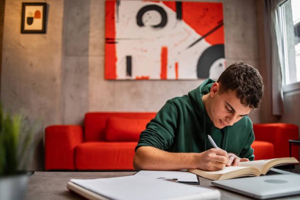 istock A young teenage student is studying at home 1786314518