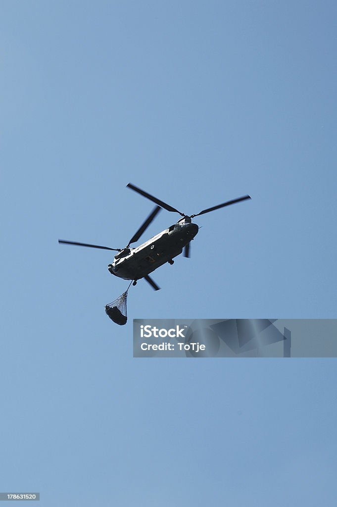 Chinook carying eine Last - Lizenzfrei Heer Stock-Foto