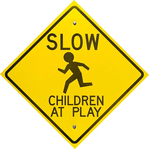 istock Children at Play Sign Diamond Shaped 178632292