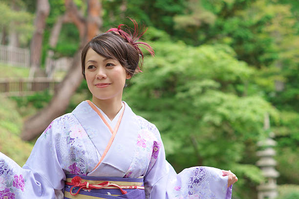 istock Japanese woman wearing a Kimono 178632596